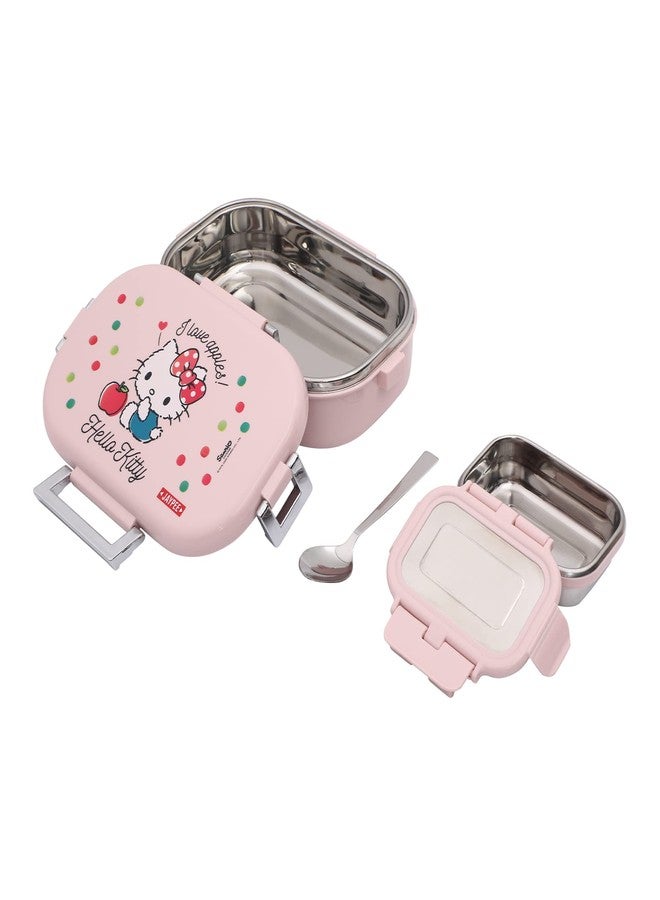 JAYPEE Missteel Hello Kitty Inner Stainless Steel Insulated Lunch Box for Kids | Printed Airtight Tiffin Box for School Kids Girls | Bpa Free,Pink, 500 ml - Image 5